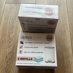 Dekor mini diaper mini pail refill